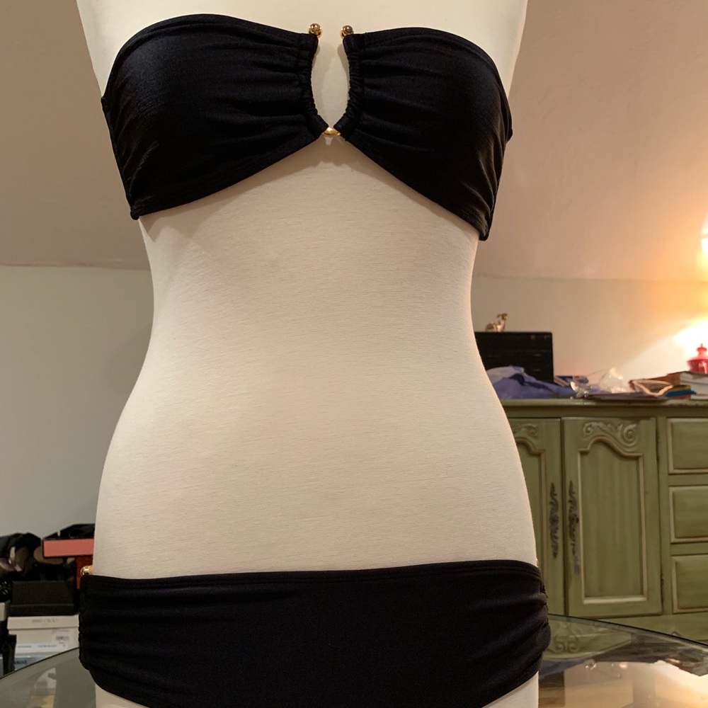 black heidi klein bikini